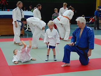 Judo konnte beim Turnverein 1861 Burgkunstadt ausprobiert werden.