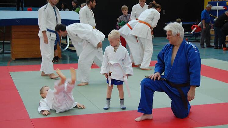 Judo konnte beim Turnverein 1861 Burgkunstadt ausprobiert werden.