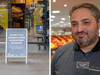 Fr&auml;nkischer Edeka-Inhaber schlie&szlig;t sich an Silvester im Keller ein - wegen B&ouml;llern