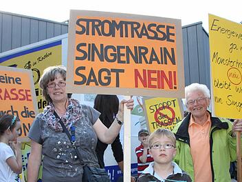Die Bürgerinitiative in Schondra ist einer von drei Protest-Vereinen gegen die Stromtrasse im Landkreis Bad Kissingen. Foto: Ulrike Müller