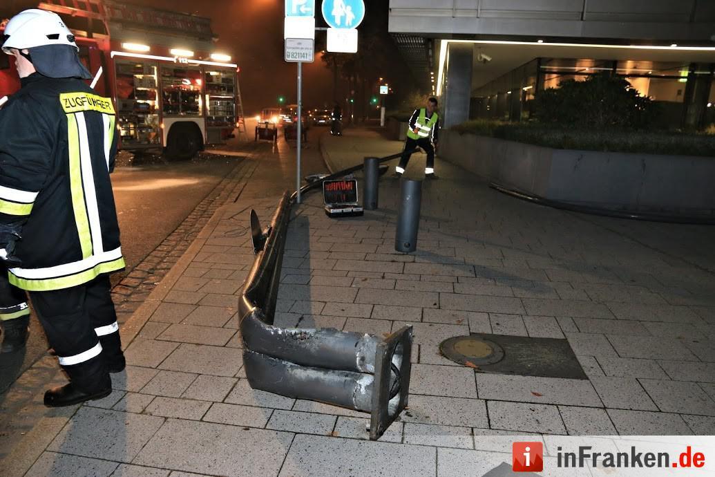 Verkehrsunfall an Coburger Bahnhof