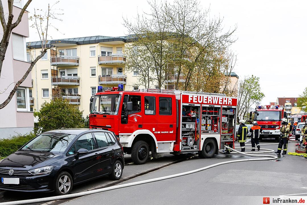 Bamberg: Großbrand in Mehrfamilienhaus
