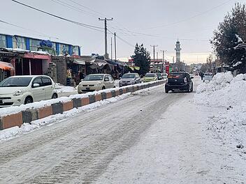 Winterwetter in Afghanistan