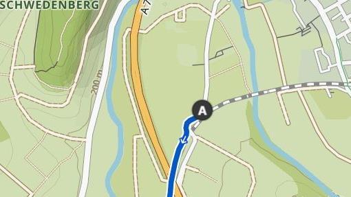 Der geplante Radweg Elfershausen-Langendorf