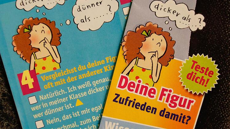 Mädchen im Teenager-Alter, die mit dem Figur-Test angesprochen werden sollen, gehören üblicherweise gar nicht mehr zur Leserschaft des Heftchens "medizini". Foto: Matthias Hoch