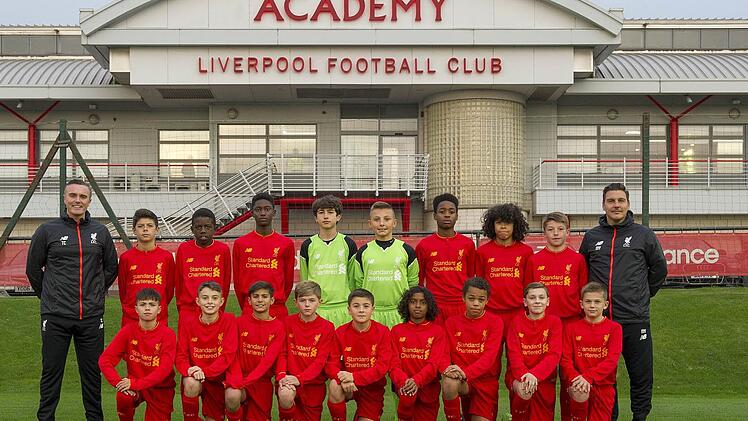 Die C-Junioren des FC Liverpool kann man am Samstag in der Helmbrechtser Göbelhalle sehen. Foto: privat