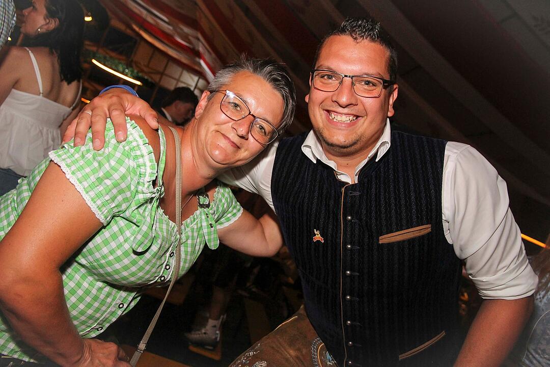 Am letzten Tag vom Bierfest wurde nochmal richtig gefeiert.