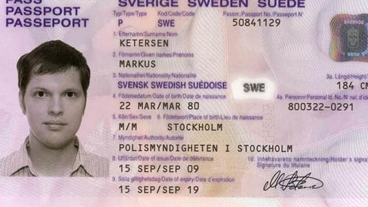 Um seine Seriosität zu unterstreichen, hat "Markus Ketersen" sogar eine Kopie seines Reisepasses per E-Mail verschickt.