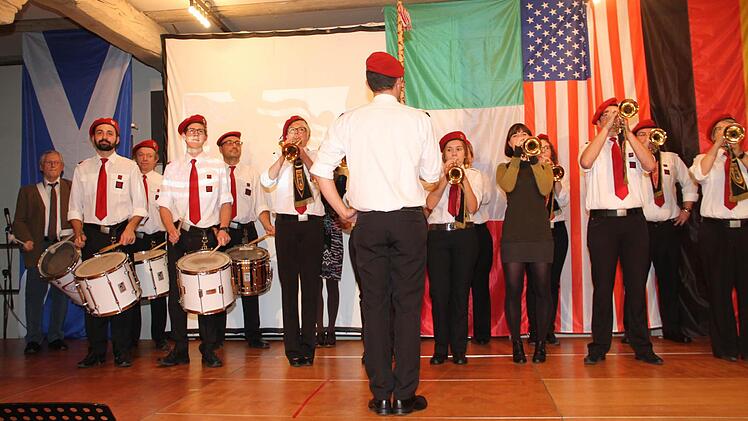 Auch der Fanfarenzug Lichtenfels bereicherte die Veranstaltung. Foto: Gerda Völk
