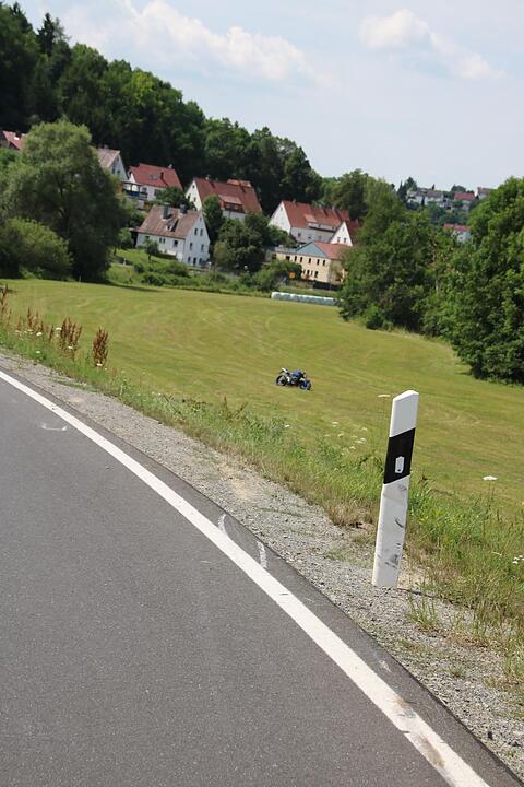 Schwerer Motorradunfall bei Maßbach
