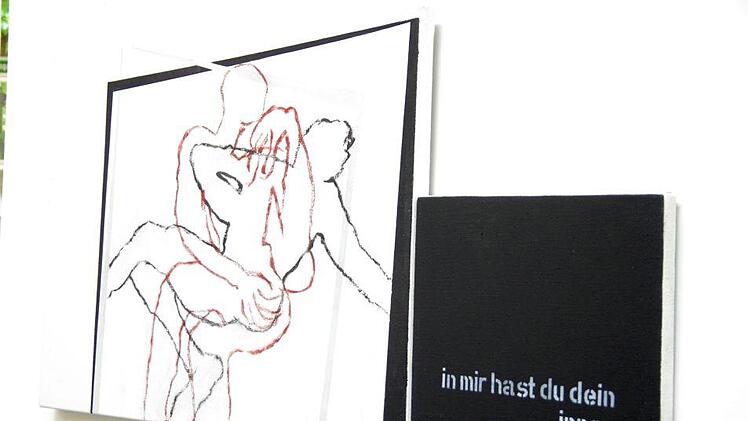 Die Ausstellung beinhaltet die unterschiedlichsten Werke zum Thema "Compositions".Klaus Werner