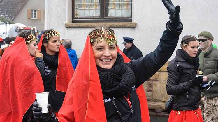 Faschingszug in Steinach 2018, Foto:   Björn Hein