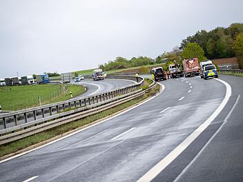 Unfall auf der Autobahn