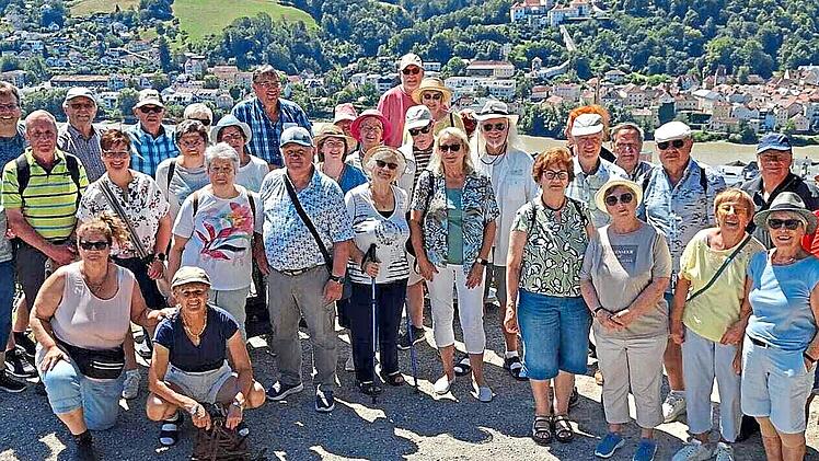 Gruppenbild von der Veste OberhausArnold Brust