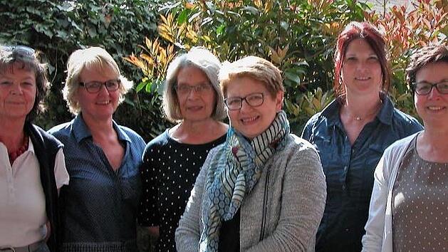 Das engagierte Vorstandsteam des Ortsrings Bad Kissingen des Deutschen Frauenrings wurde wiedergewählt (von links): Karin Reinshagen, Vorsitzende Birgit Fischer, Luise Grom, Barbara Thiele, Schriftführerin Silvia Zoll und Schatzmeisterin Hanne Stärker. Margarete Ziegler