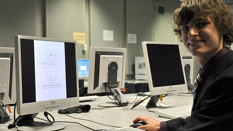 Sebastian Weingärtner aus Bad Kissingen hat sein Informatik-Frühstudium 2011 abgeschlossen. Foto: Pat Christ