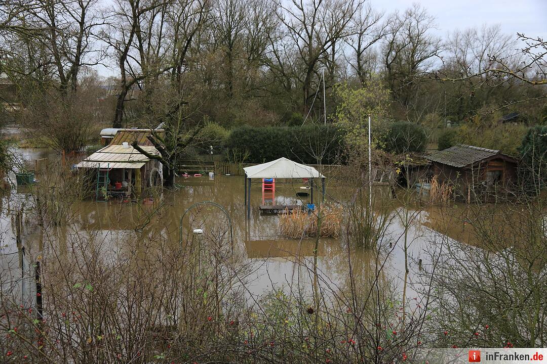 Überschwemmung in Oberfranken - Zapfendorf
