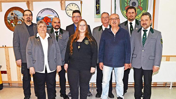 Der neue Vorstand der Schützengilde Foto: Heinz Czellnik