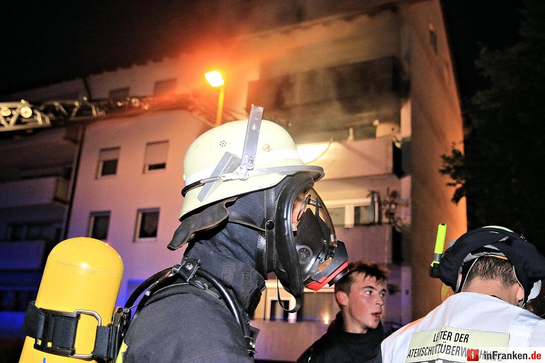 Brand in Mehrfamilienhaus in Memmelsdorf