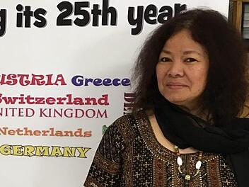 Mary Lou Hardillo-Werning setzt sich für die Rechte  philippinischer Frauen ein. Foto: Judy Jover