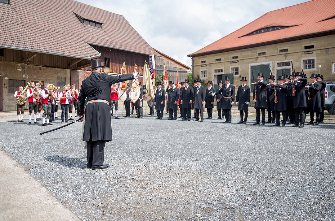 Heimf&uuml;hrung der Braut des F&uuml;rsten Castell-R&uuml;denhausen
