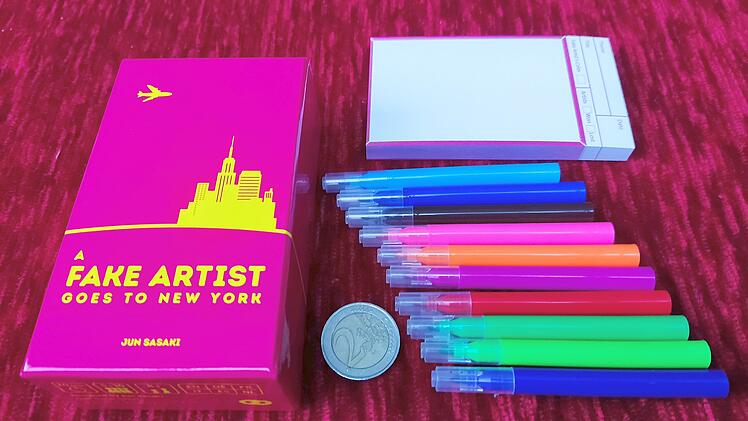 A Fake Artist Goes To New York: Rezension des Künstler-Suchspiels