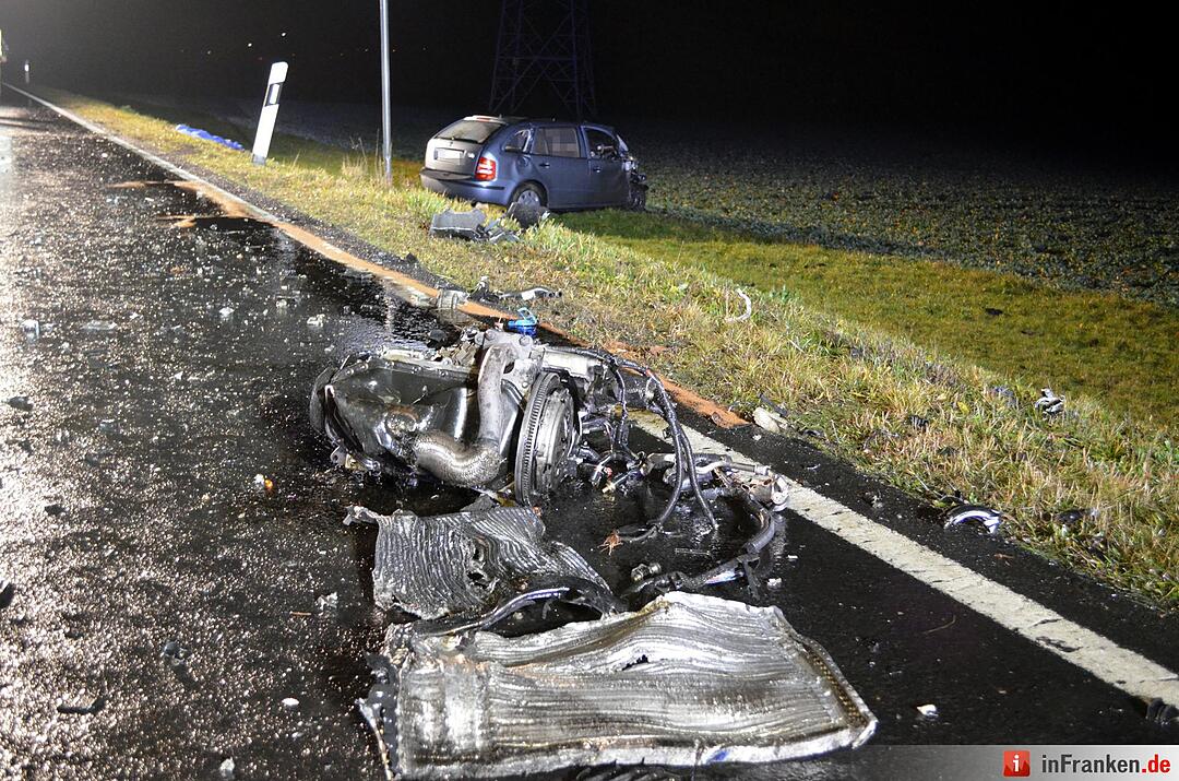 Zwei Tote bei Unfall in Unterfranken