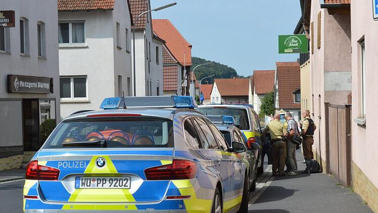 Im August löste ein Überfall auf eine Bäckerei-Filiale in Nüdlingen einen Großeinsatz der Polizei aus. Foto: Isolde Krapf