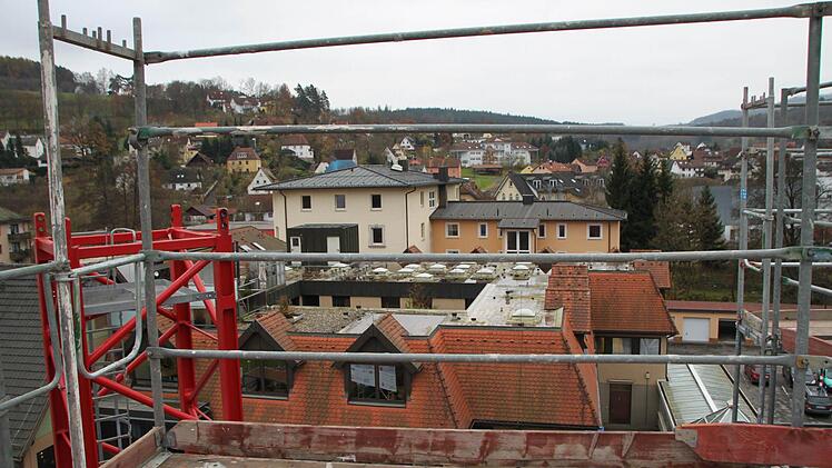 Von hier aus streift der Blick über die Stadt...