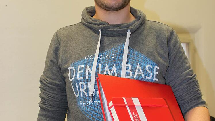 Marcel Straub wenige Tage nach der Stammzellenspende. Es geht ihm gut. Foto: Popp