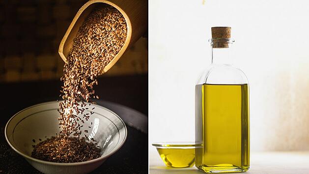 Symbolbild: Leinsamen, Leinsamen&ouml;l, Lein&ouml;l