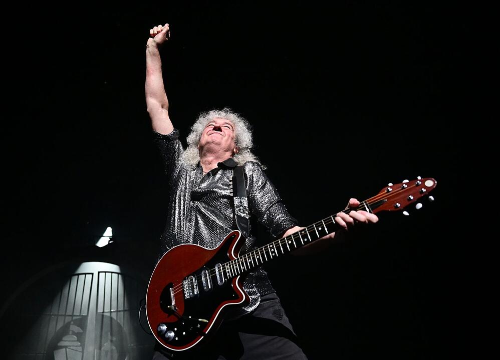 Queen Gitarrist Brian May bei Musical "We will rock you"