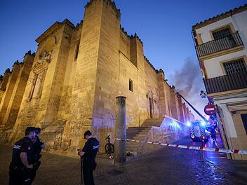 Brand in Kathedrale von Cordoba