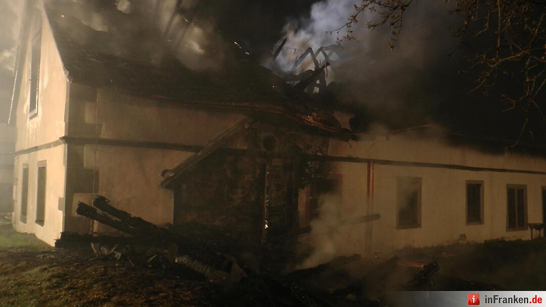 Brand in Kloster bei Münnerstadt – 250 Heimbewohner von Feuer bedroht