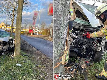 Unfall in Bamberg: Aufmerksamer Autofahrer alarmiert Rettungskräfte