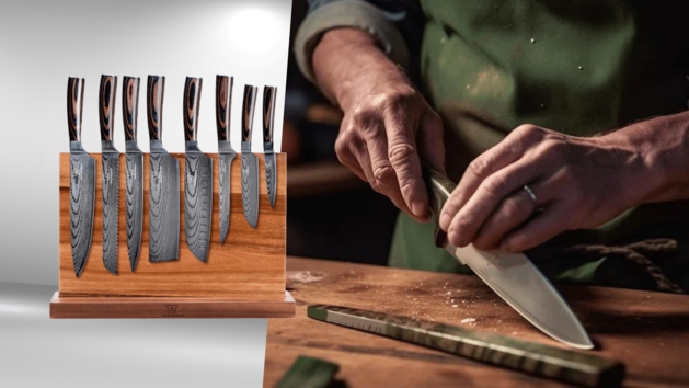 Bis zu 60 Prozent sparen Hobby-Köche jetzt bei den hochwertigen Messer-Sets von Küchenkompane.