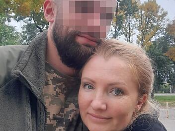 Die Bad Kissinger Ärztin Larisa Kisliak konnte ihrten Bruder Maxin in der Ostukraine treffen. Auch ansonsten war es eine eindrückliche Reise in ihre Heimat.  Foto: Selfie Kisliak
