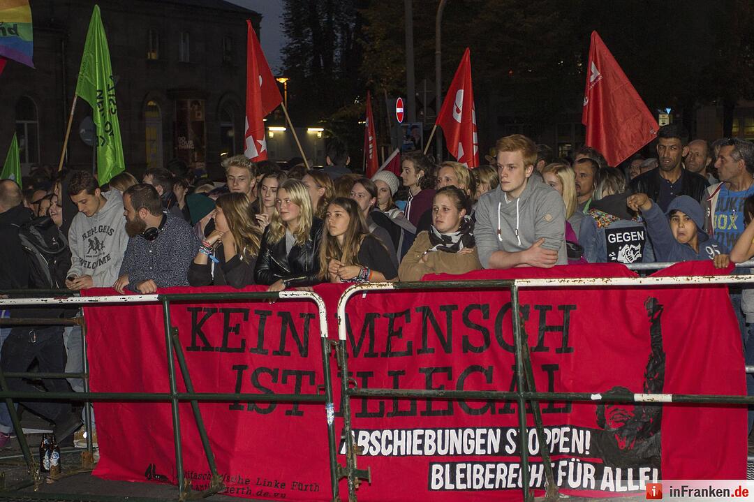 Drei Kundegebungen am Donnerstag in Fuerth - Polizei zieht positive Bilanz