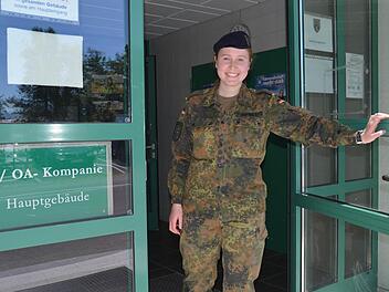 Anna Lena Remmele stammt aus der Nähe von Aschaffenburg und wird in der kommenden Woche ihre Ausbildung fortsetzen. Foto: Kathrin Kupka-Hahn