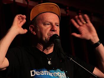 Willy  Astor bei   seinem Auftritt in Eggolsheim Fotos: Josef Hofbauer