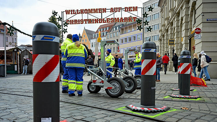 Poller am Augsburger Christkindlmarkt