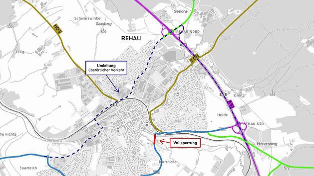 Rehau: Br&uuml;cke &uuml;ber Perlenbachtal - Sanierung startet