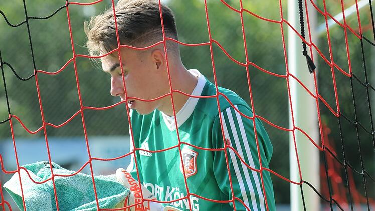 Hat den Konkurrenzkampf im Tor gerne angenommen: Fuchsstadts Keeper Tayrell Kruppa. Foto: ssp