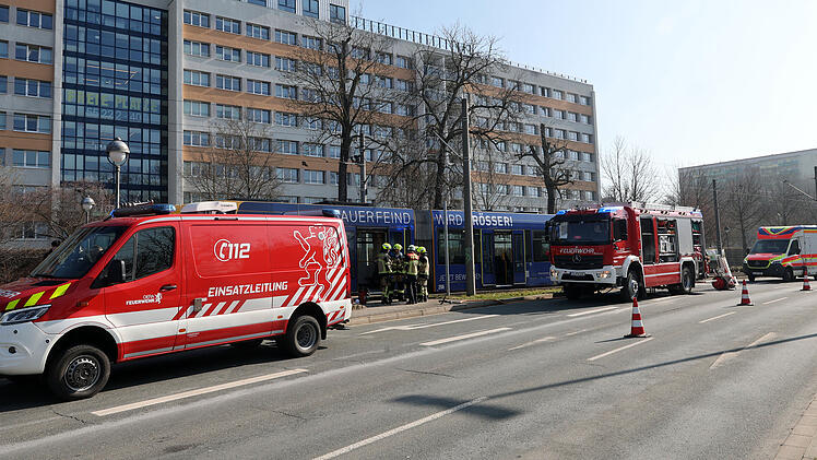 Brandanschlag in Straßenbahn in Gera