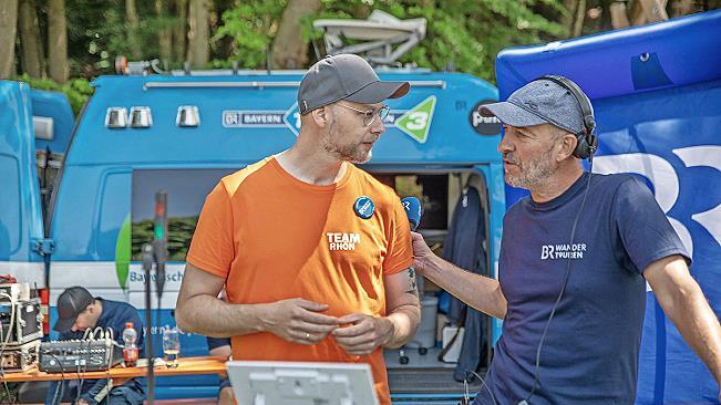 Johannes Metz von der Rhön GmbH im Live-Interview mit Stefan Strasser (BR – Franken, Bayerischer Rundfunk).