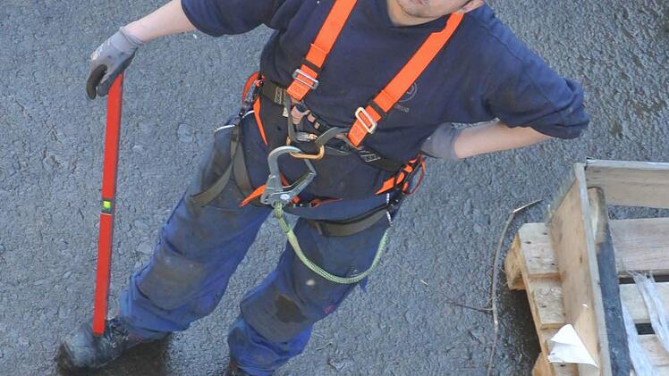 Der Mann mit der Wasserwaage