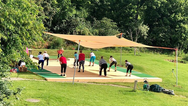 Die neue B&uuml;hne wurde w&auml;hrend des Lockdowns gebaut.  Foto: Elmar Gerner