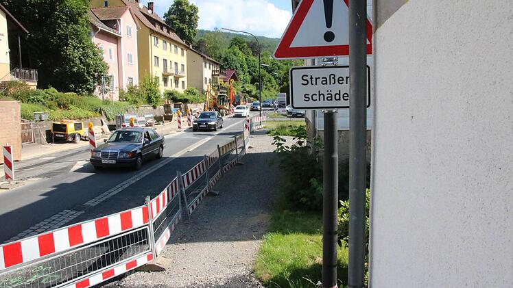 Kanalbau in Bad Brückenau 2016. Foto: Ralf Ruppert