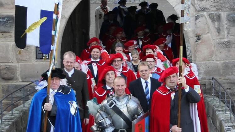 Festlicher Zug vom Ryttersaal zur Feier im Zeughaus Foto: Friedwald Schedel
