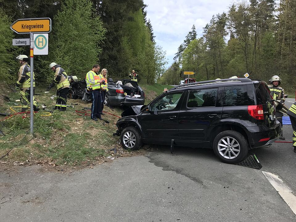 Mehrere Schwerverletzte bei Unfall im Kreis Hof